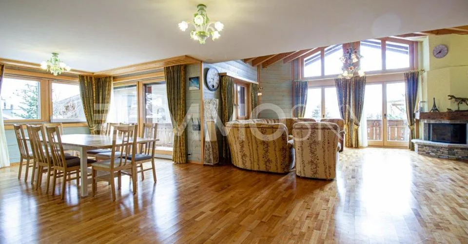 VISITE VIRTUELLE Chalet d'exception à Anzère avec espace wellness – photo 1 sur 15