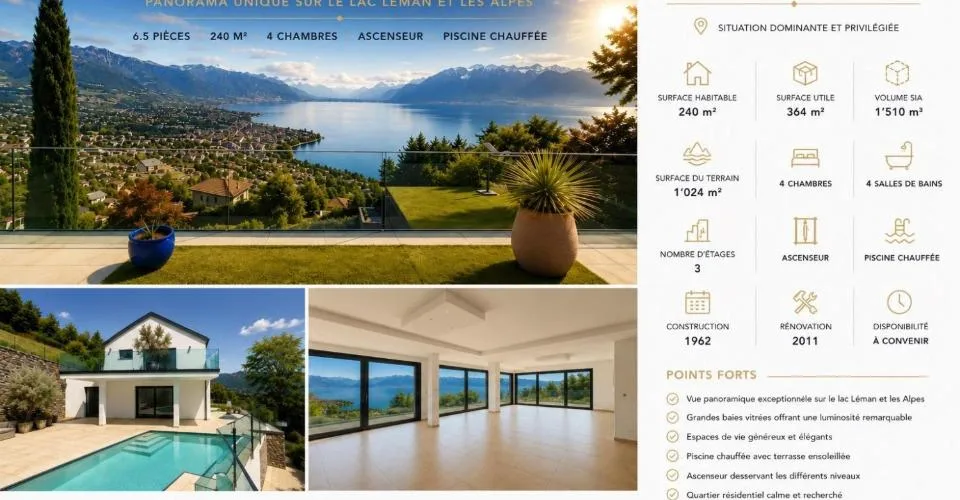 Eigenschaft mit Pool und Panoramablick – Foto 9 von 57