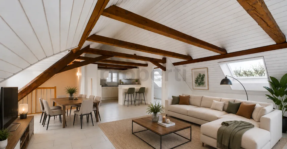 Carattere rurale, layout generoso e balcone accogliente