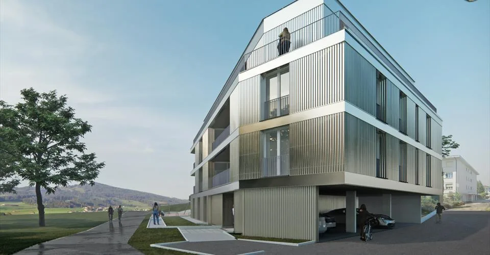 3½ Zimmer mit Südbalkon in Givisiez – Foto 11 von 14