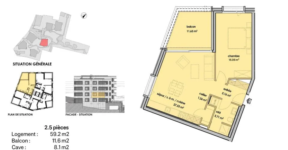 2,5-Zimmer-Wohnung im 1. Stock – Foto 6 von 14