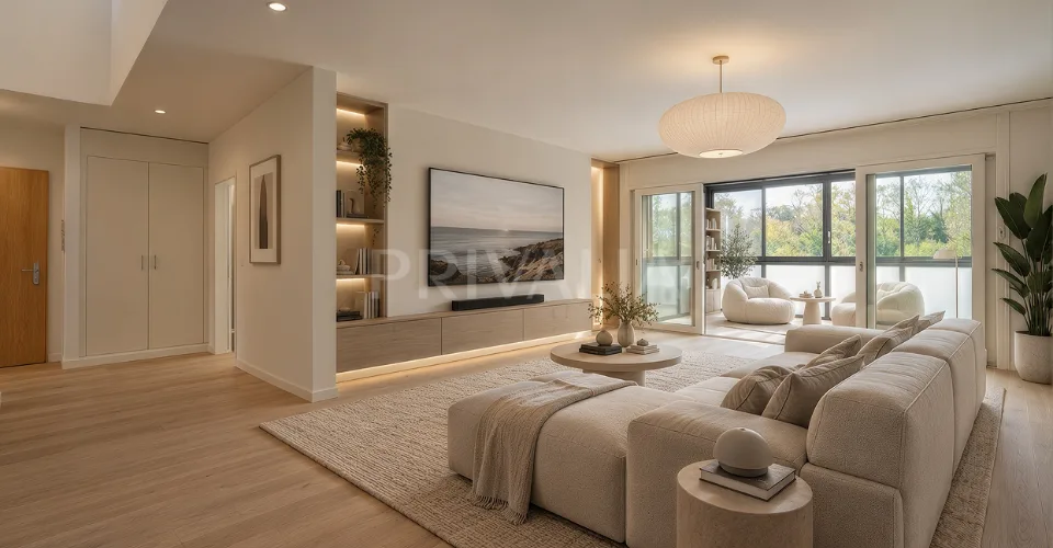 Superbe attique en duplex rénové avec terrasses et vue dégagée – foto 19 di 26