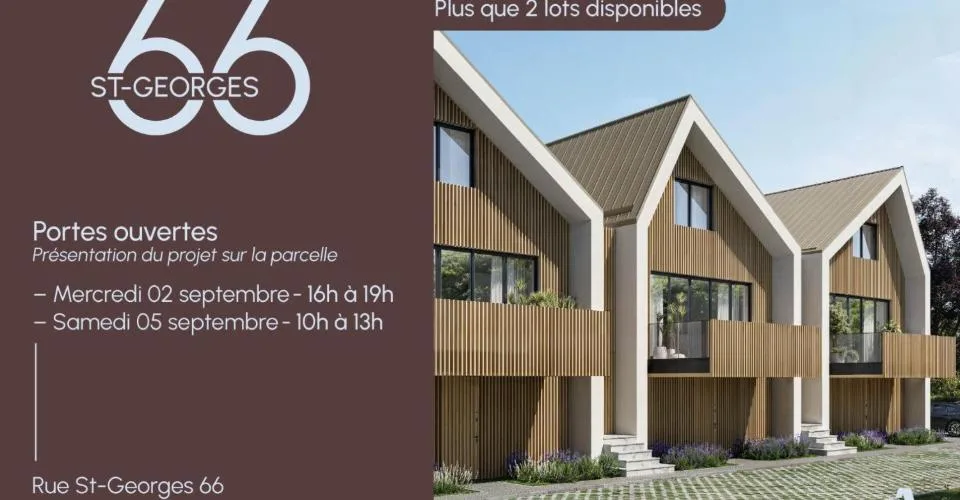 3.5 pièces vendu en LUP - Portes ouvertes les 2 et 5 septembre