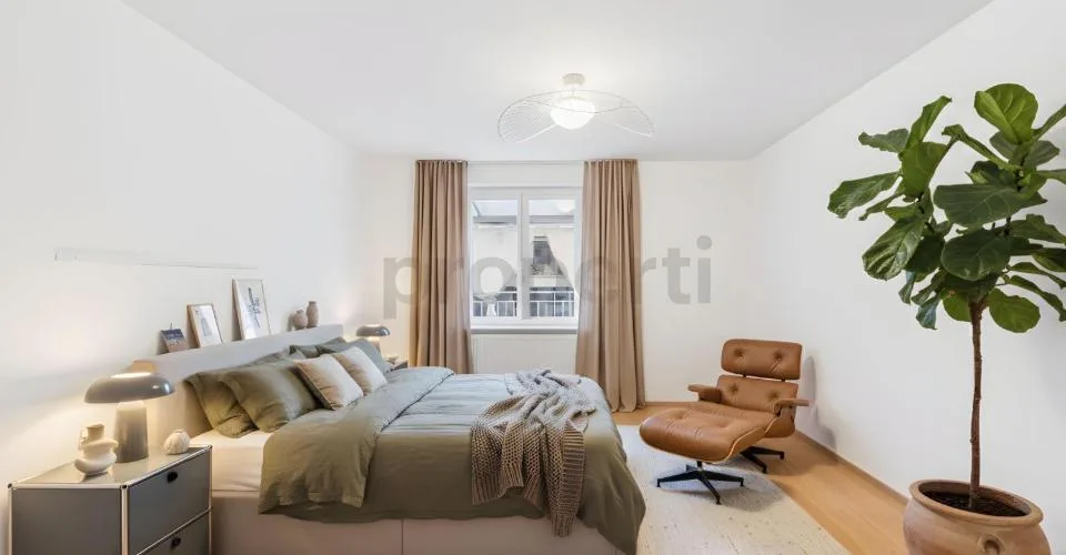 Neu renovierte 6.5-Zimmer-Attikawohnung mit sonnigem Balkon in Basel – Foto 16 von 24