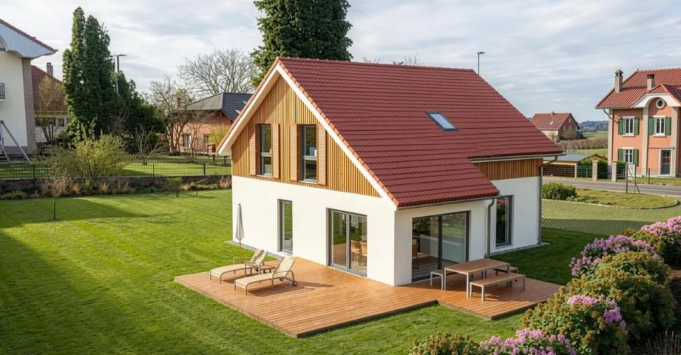 Villa de 5,5 pièces en ossature bois dans un cadre calme