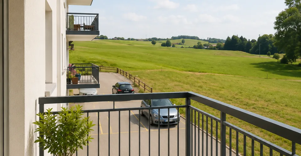 Charmant appartement de 3.5 pièces avec balcon et vue dégagée à Villaraboud – Foto 11 von 22