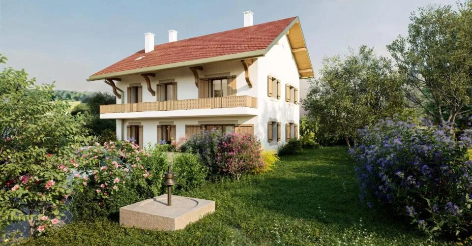 Duplex de charme entre nature et sérénité - Hameau de Monniaz avec grand jardin privatif