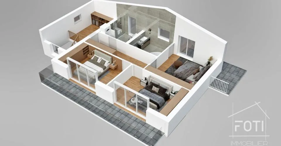 Grand chalet de 5,5 pièces avec sous-sol et garage double, sur plan avec toutes les finitions au gré du preneur. – photo 32 sur 32