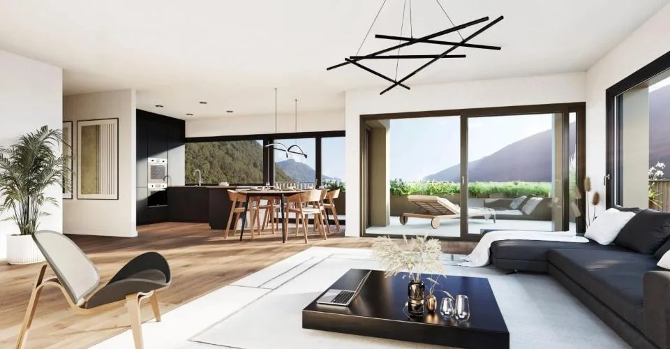 Appartamento nuovo di 3.5 locali con giardino privato – foto 5 di 6