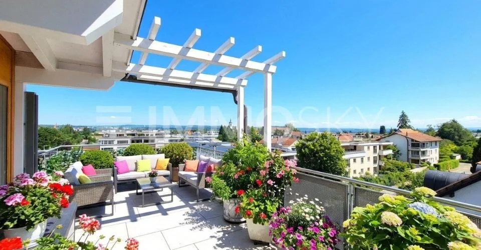 Where the view is home – attic with a wide view of Lake Constance – photo 7 of 22