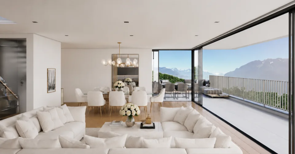 Villa individuelle "Plein Sud" avec piscine extérieure à Chexbres – photo 2 sur 22