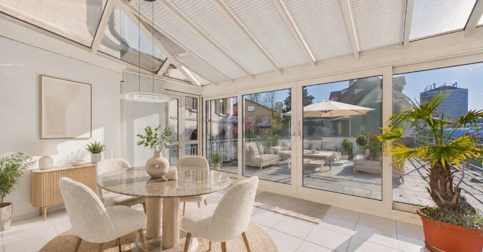 200 m² Terrasse & 18 m² Wintergarten: Wohnen mit aussergewöhnlich viel Freiraum – Foto 34 von 35