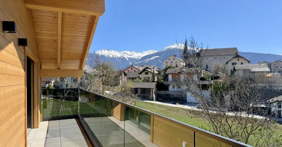 Chalet neuf à Lens (Crans-Montana) à vendre – Vue panoramique, 5 pièces, ensoleillement exceptionnel – foto 5 di 26