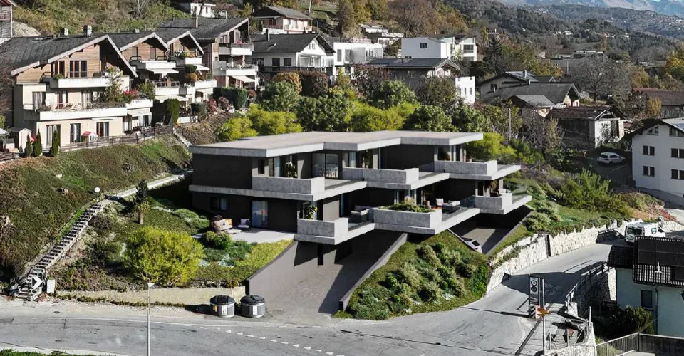 Nuovo attico di 4,5 locali con terrazza - Les Terrasses à Willy – foto 2 di 8