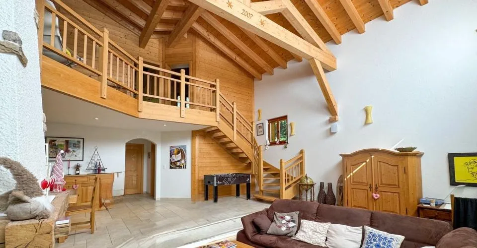 Ovronnaz - Chalet mit 7,5 Zimmern, 205 m², Blick auf die Ebene, Sauna, Jacuzzi, ohne Nachbarn – Foto 3 von 28