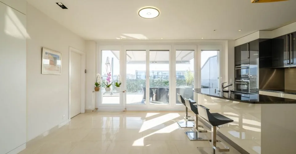 Attique en duplex — vue sur le Jet d'eau – photo 12 sur 18