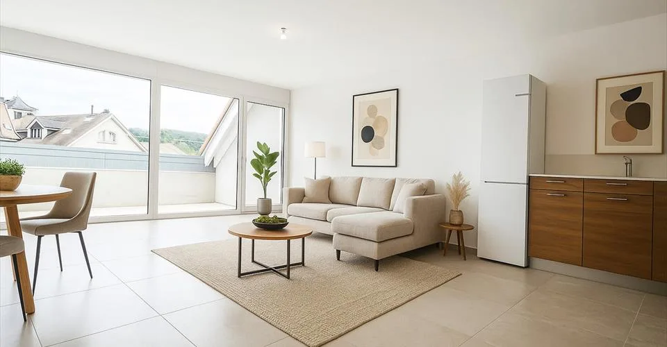 Corcelles - 3.5 pièces neuf avec terrasse et galetas – photo 12 sur 23