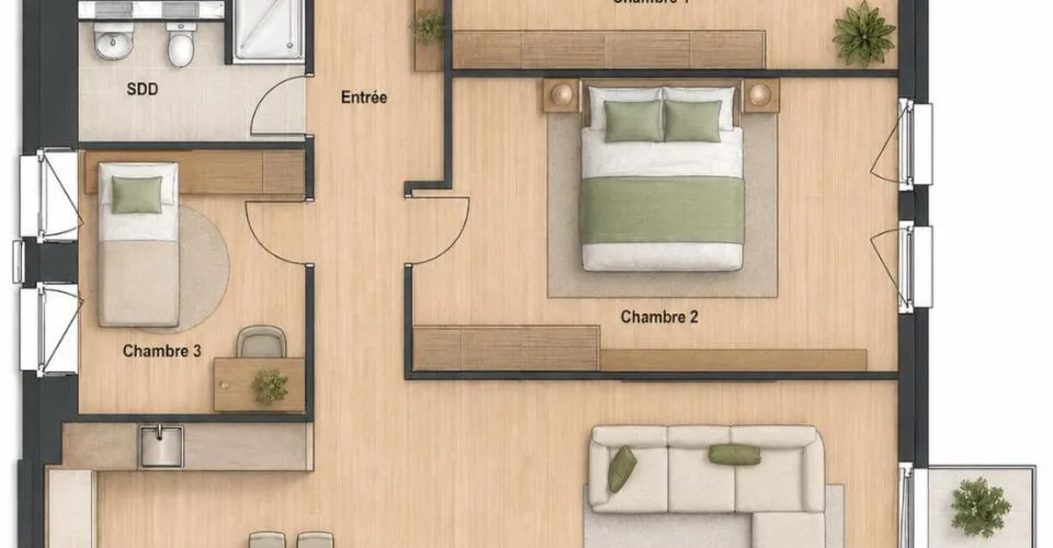 Ollon - Appartement Neuf 4.5 pièces avec balcon et mezzanine – Foto 5 von 22