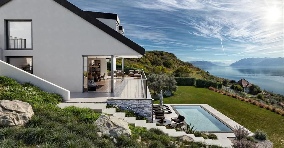 Exceptionnelle villa individuelle, vue plongeante sur le lac ! – Foto 4 von 14