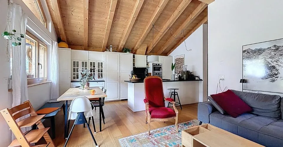 Appartement 3 pièces 65m² au Châble avec balcon – foto 4 di 26
