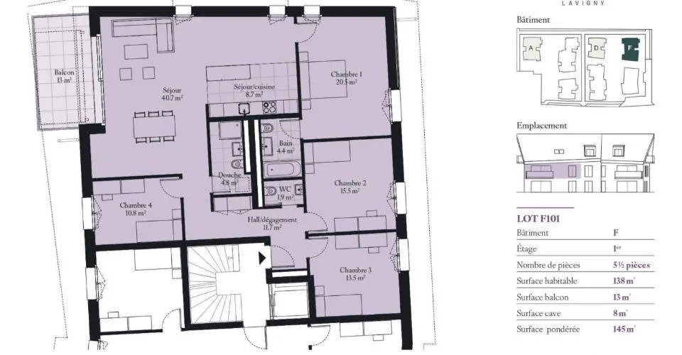 Appartamento con 5.5 locali e balcone – foto 8 di 14