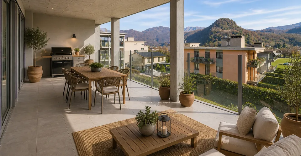 Moderno appartamento 2.5 locali con ampia terrazza a Gravesano – foto 15 di 28