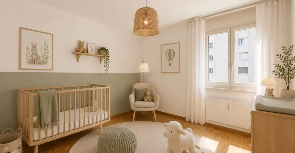 Élégant appartement familial de 4.5 pièces avec cheminée et loggia – photo 24 sur 26