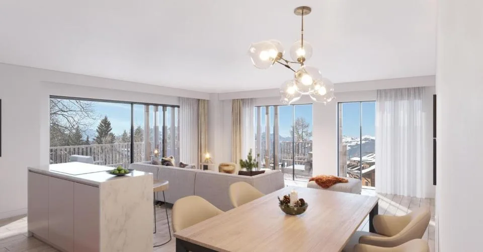 Bel appartement aux pieds des pistes en résidence principale – photo 8 sur 22