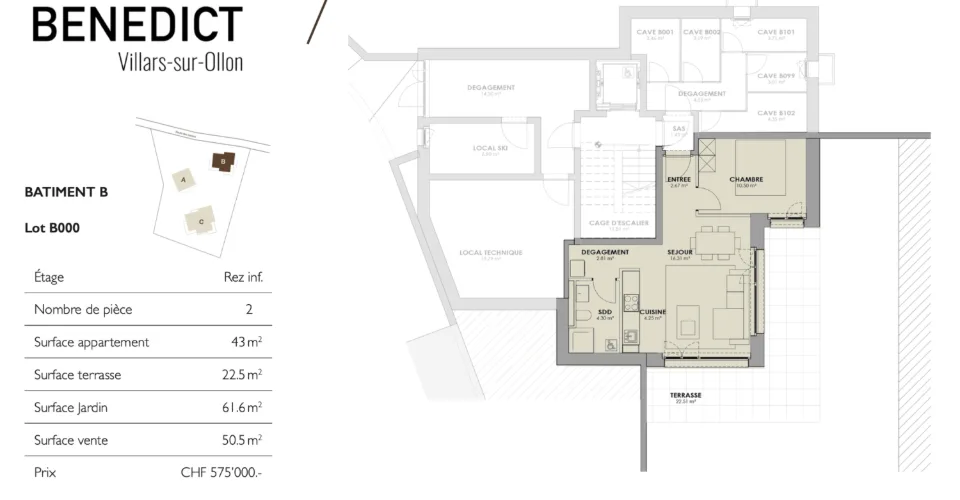 Bel appartement aux pieds des pistes en résidence principale – photo 2 sur 22