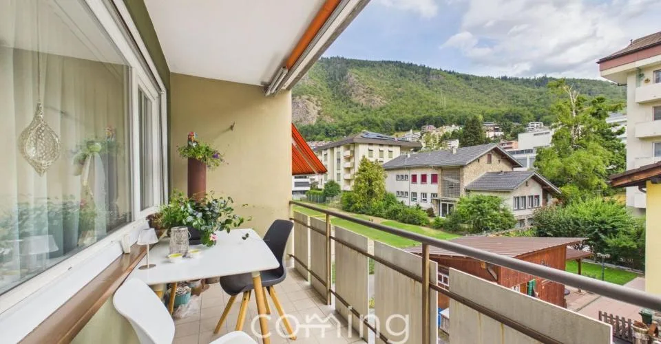 Gepflegte 3.5-Zimmer-Wohnung mit Bergsicht in Visp – photo 8 sur 22