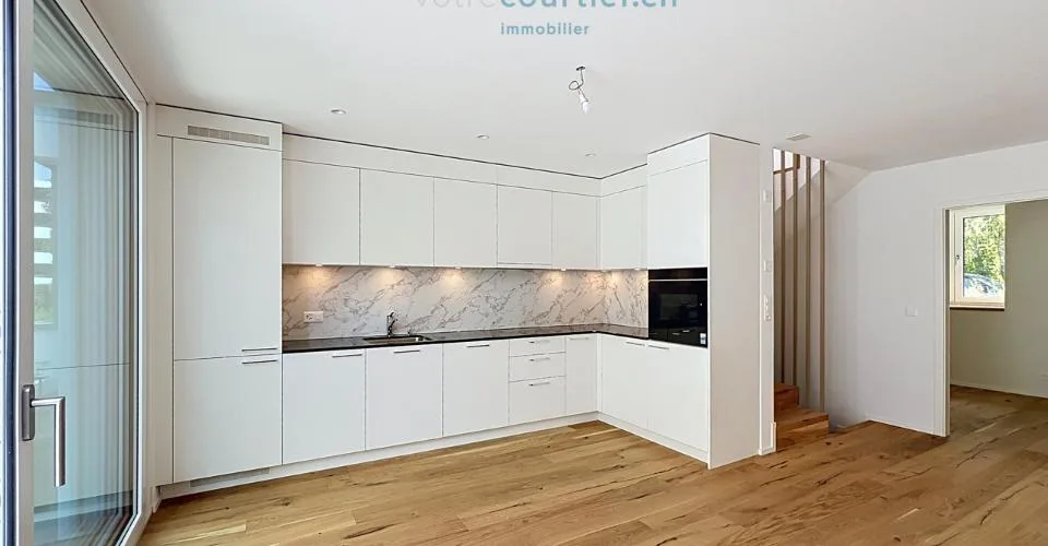 Villa contemporanea nuova con tetto a due spioventi e giardino - disponibile subito – foto 5 di 26