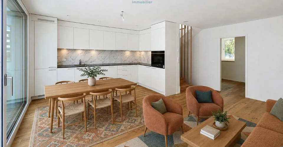 Villa contemporanea nuova con tetto a due spioventi e giardino - disponibile subito – foto 6 di 26