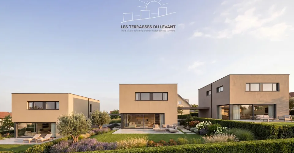 Volumes généreux, construction neuve sur 3 niveaux et jardin privatif