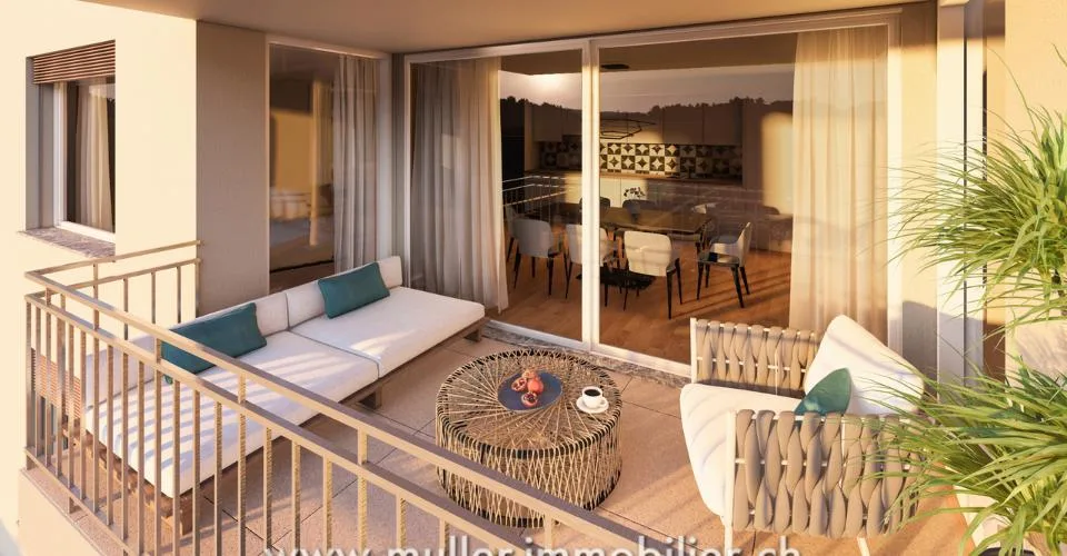 3.5 Zimmer Wohnung in Siviriez – foto 4 di 17