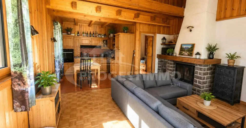 MAGNIFIQUE CHALET AUX VOLUMES EXCEPTIONNELS ET FORT POTENTIEL – photo 4 sur 26