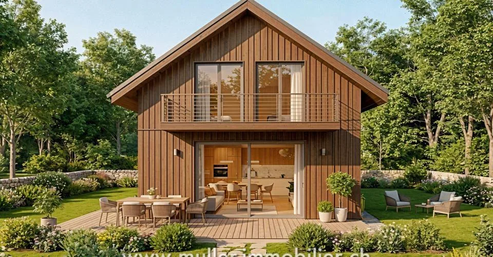 Belle maison en ossature bois en bordure de forêt au calme – foto 12 di 17