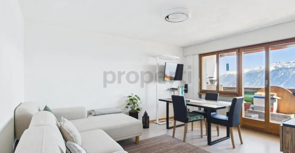 Appartement 3.5p à Crans-Montana, proche funiculaire et vue excepti...