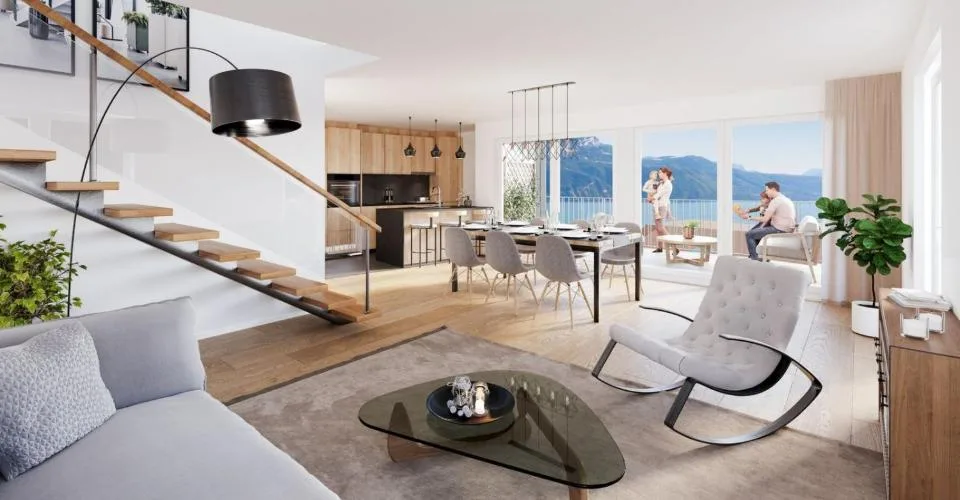 Chexbres - neues Duplex mit 5,5 Zimmern und Blick auf den Genfersee – Foto 1 von 7