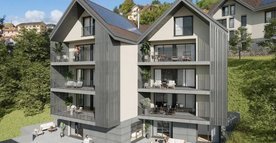 Chexbres - neues Duplex mit 5,5 Zimmern und Blick auf den Genfersee – Foto 2 von 7