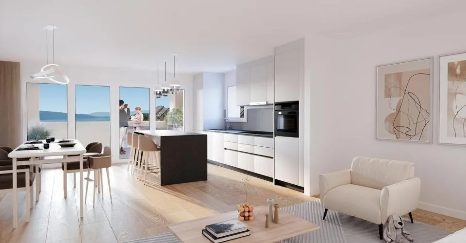 Chexbres - großes 3,5-Zimmer-Neubauwohnung im Herzen des Dorfes – Foto 1 von 9