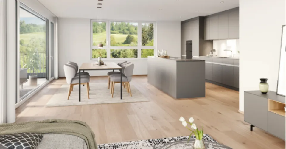 Neubauprojekt: 4.5-Zimmer-Obergeschosswohnung in Untereggen – Foto 14 von 20