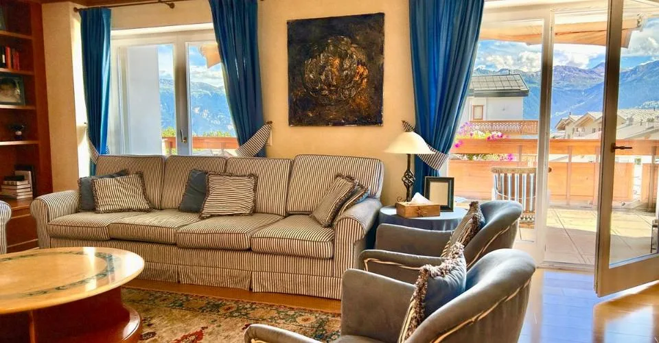 Magnifico appartamento nel centro di Crans con vista mozzafiato – foto 15 di 26