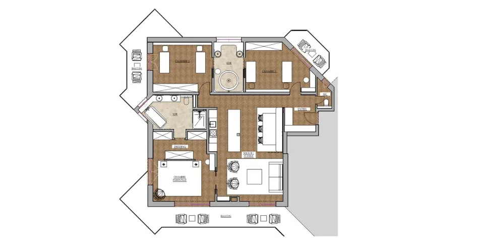 EXCEPTIONAL RENOVATION PROJECT: 4.5 Rooms Ski In / Ski Out in Montana – photo 18 of 20