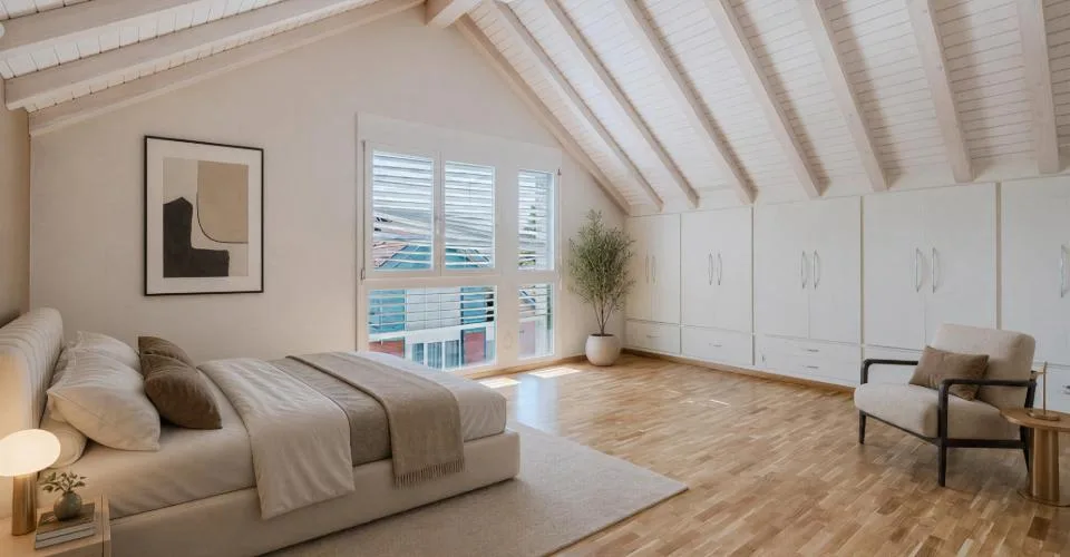 Très beau duplex lumineux et spacieux de 5 pièces à Plan-les-Ouates en attique avec espace indépendant en plus – Foto 22 von 48