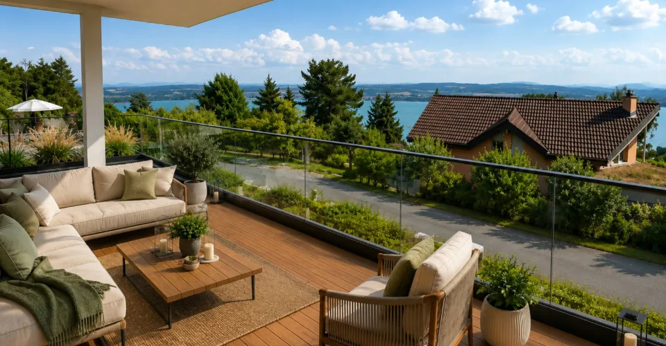 Villa indipendente con vista sul lago – foto 3 di 16
