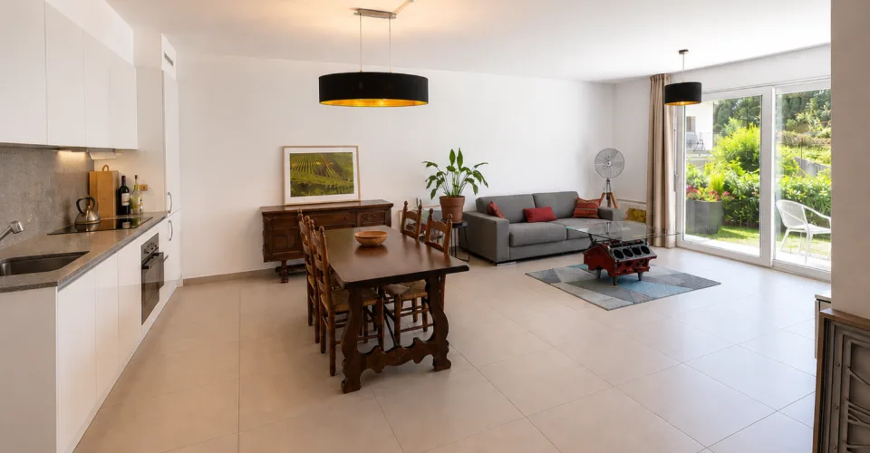 Appartamento giardino attraente di 2,5 locali a Manno - comfort moderno – foto 19 di 26