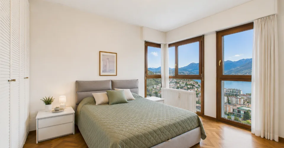 Außergewöhnliche 3.5-Zimmer-Wohnung mit Seeblick in Pazzallo – Foto 17 von 22