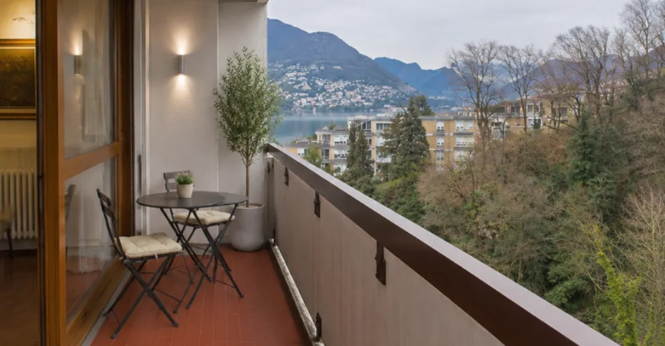 Außergewöhnliche 3.5-Zimmer-Wohnung mit Seeblick in Pazzallo – Foto 16 von 22
