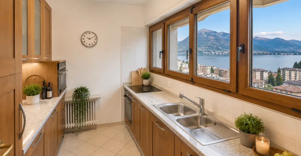 Außergewöhnliche 3.5-Zimmer-Wohnung mit Seeblick in Pazzallo – Foto 15 von 22