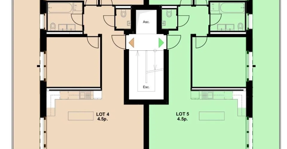 Une échappée alpine, terrasse XXL de 35 m² baignée de soleil LOT 5 ... – Foto 15 von 20